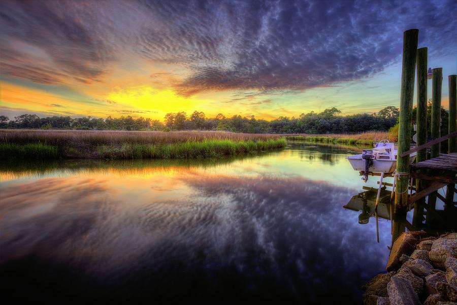 Sunset On The Bayou Photograph by JC Findley