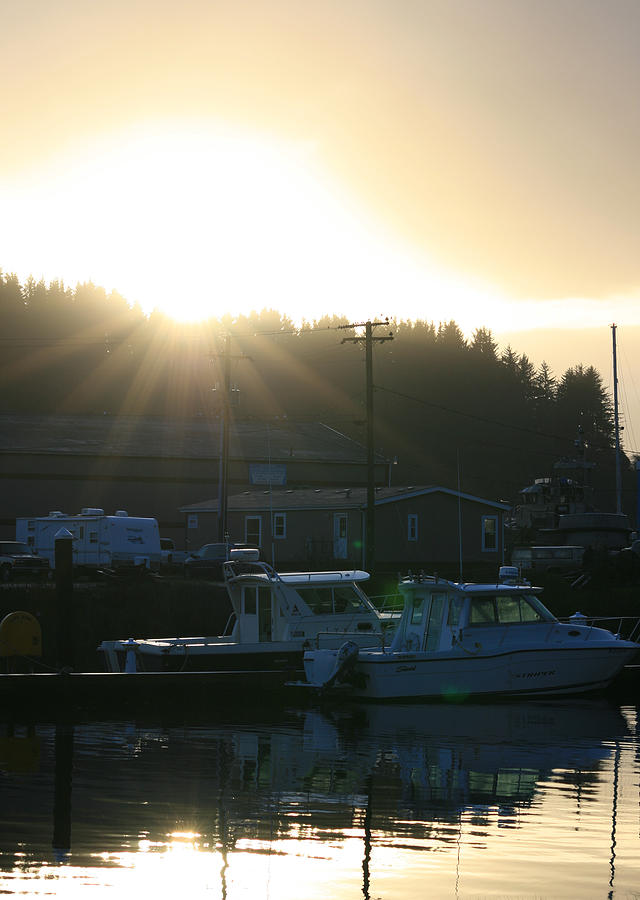 Sunset Photograph - Sunset On The Docks by Joshua Sunday Sunset Photograph - Sunset On The Docks by Joshua Sunday