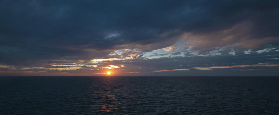 Sunset Photograph - Sunset on the Gulf by Greg Thiemeyer