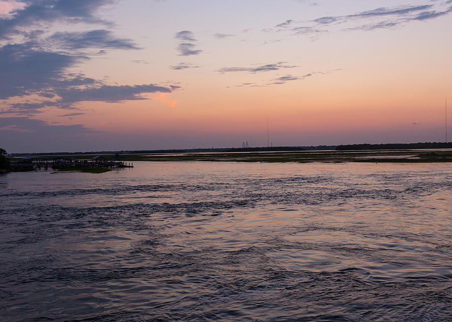 Sunset on the Intercoastal  Photograph by Tim Fitzwater