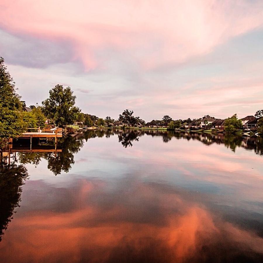 Summer Photograph - Sunset On The Lake #louisiana by Scott Pellegrin