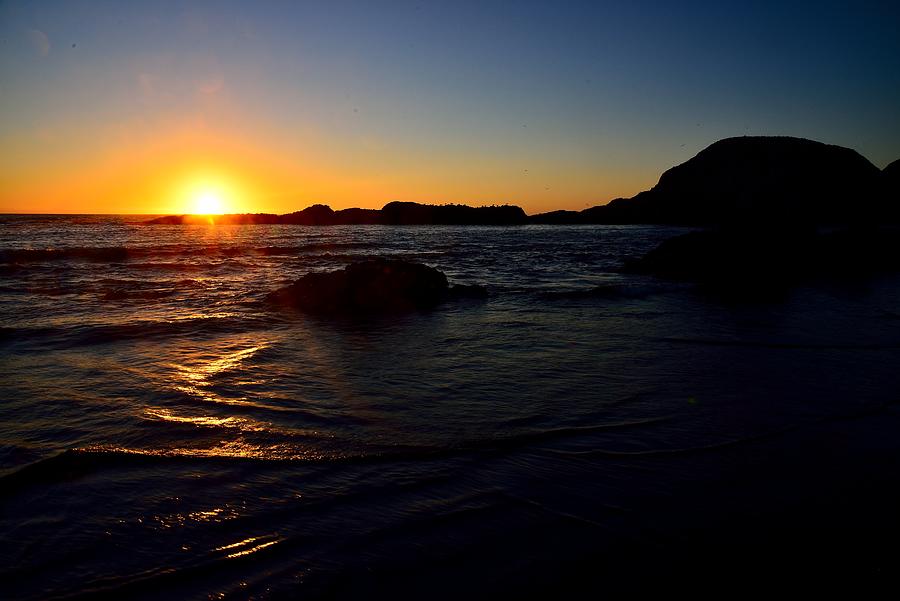 Sunset On The Oregon Coast Photograph by Walt Sterneman