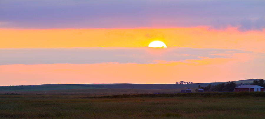 Sunset Photograph - Sunset on the Reservation by Kate Purdy