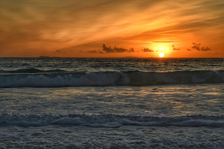 Sunset On The Sea Photograph by Gary Buchan - Fine Art America