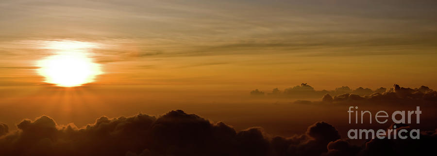 Above Photograph - Sunset on Top of Haleakala by Denis Dore Above Photograph - Sunset on Top of Haleakala by Denis Dore