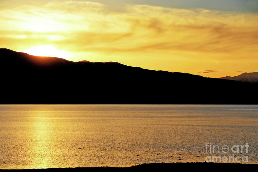Sunset on Utah Lake 4 Photograph by John Langdon Sunset on Utah Lake 4 Photograph by John Langdon