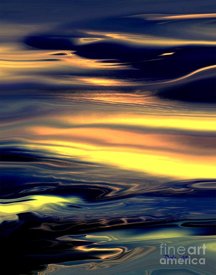 Sunset on Water #2 Digital Art by Dale   Ford