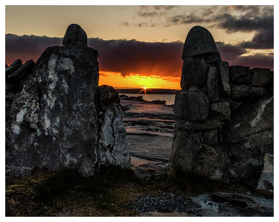 Aran Islands Photograph - Sunset over Aran Islands, Ireland by Phil Dimashq