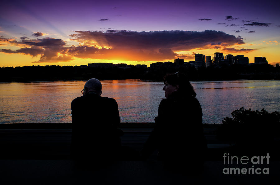 Sunset Over Arlington Photograph by Jonas Luis
