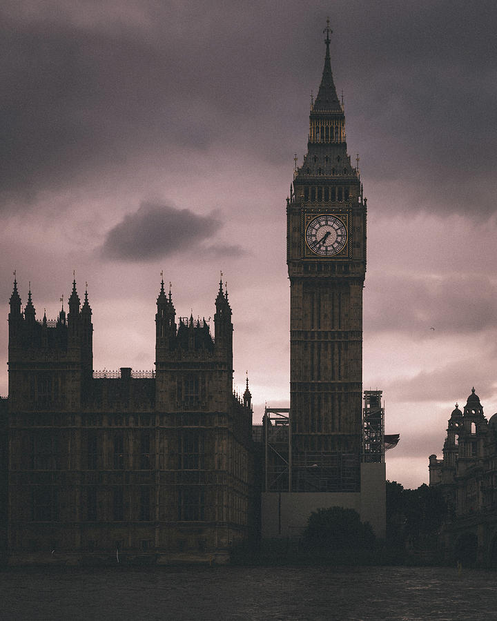 London Photograph - Sunset over Big Ben. by Melo Brion