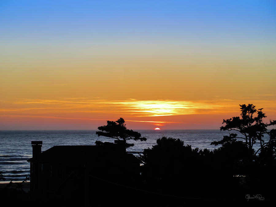 Sunset Over Cannon Beach Photograph by Susan Molnar