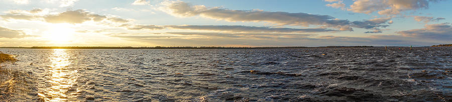 Sunset Over Cape Fear River by Willard Killough III Sunset Over Cape Fear River by Willard Killough III