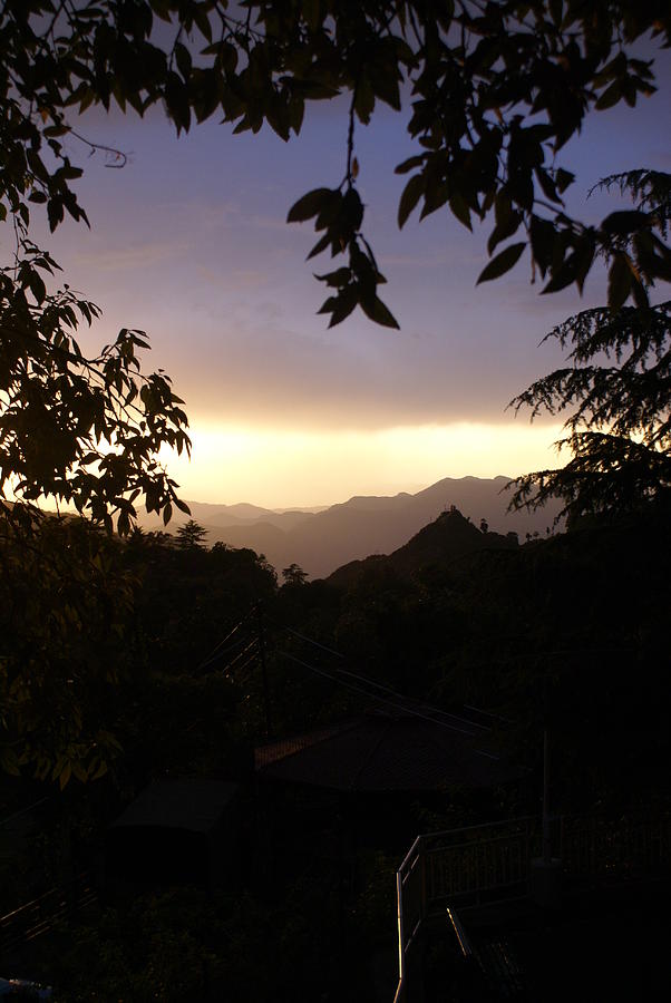 Sunset over Chakrata hills - 5 Photograph by Padamvir Singh