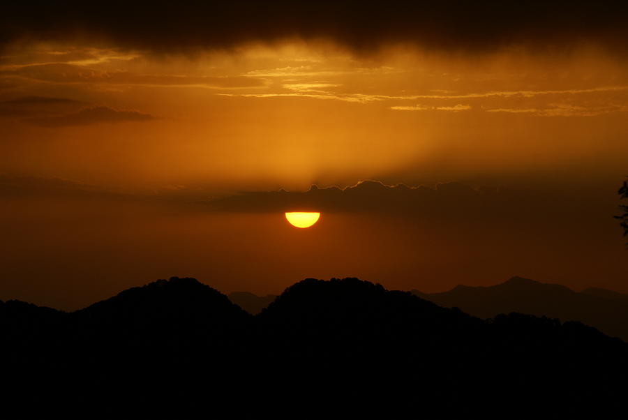 Sunset over Chakrata hills  10 Photograph by Padamvir Singh