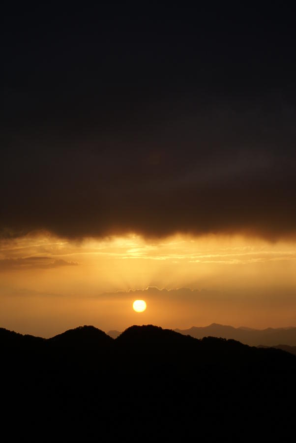 Sunset over Chakrata hills 13 Photograph by Padamvir Singh