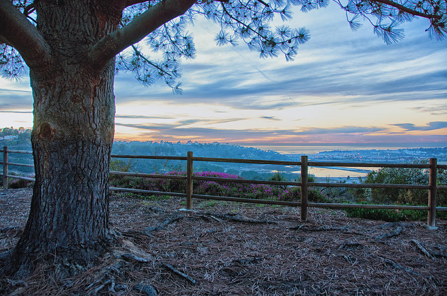 Sunset over Del Mar - Carmel Valley - California Photograph by Bruce Friedman