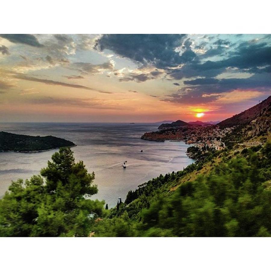 Sunset Over Dubrovnik. Caught This Photograph by Jesse L