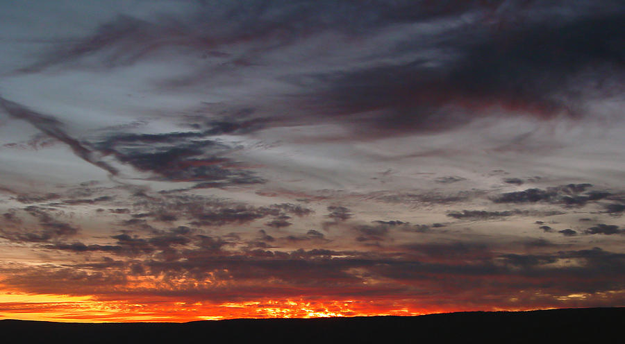Sunset Over Dunlap Photograph