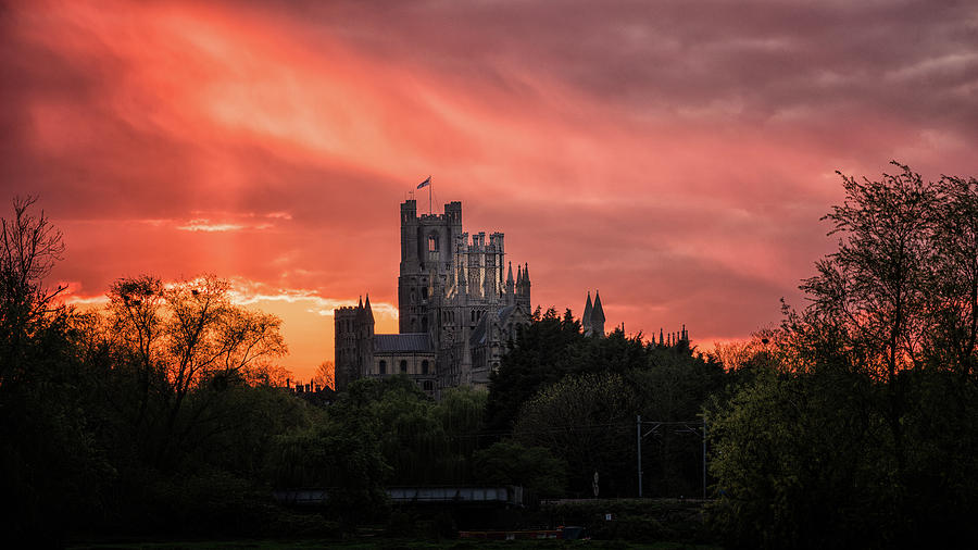 Sunset over Ely Photograph by James Billings