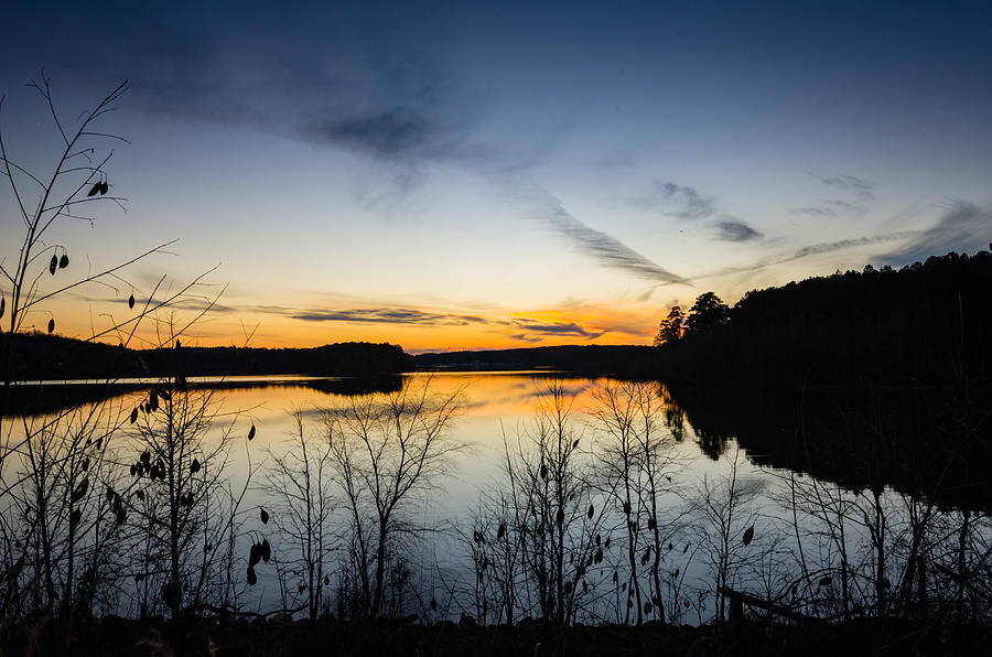 Sunset Over Falls Lake Photograph by Anthony Doudt