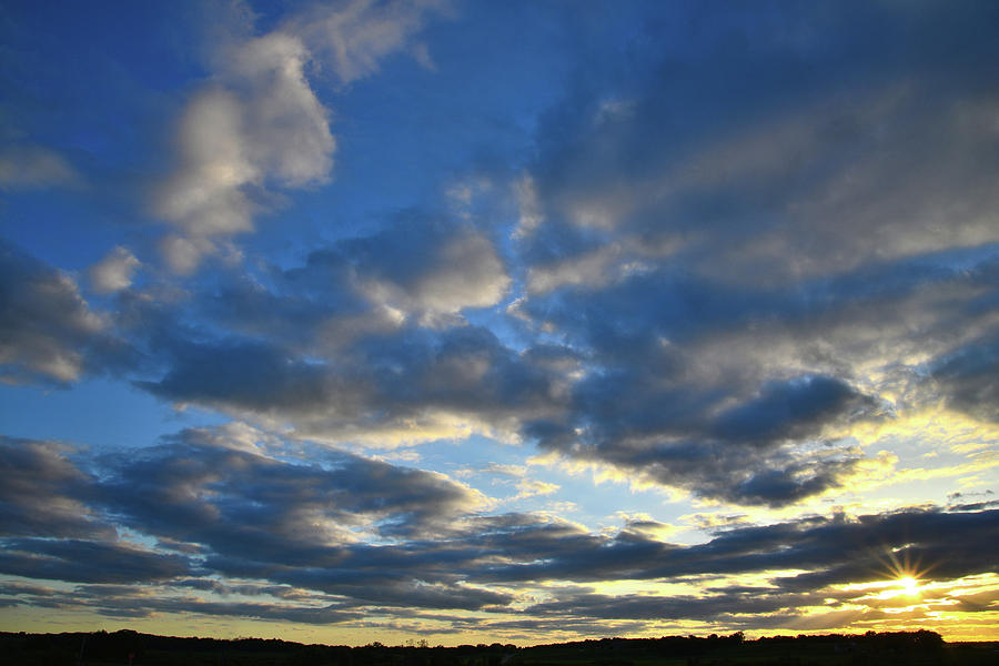 Sunset over Glacial Park in McHenry County Photograph by Ray Mathis