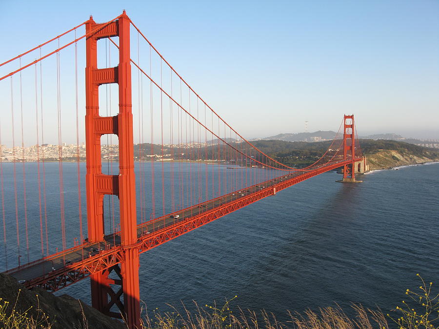 Sunset over Golden Gate Bridge San Francisco Photograph by Brigitta ...