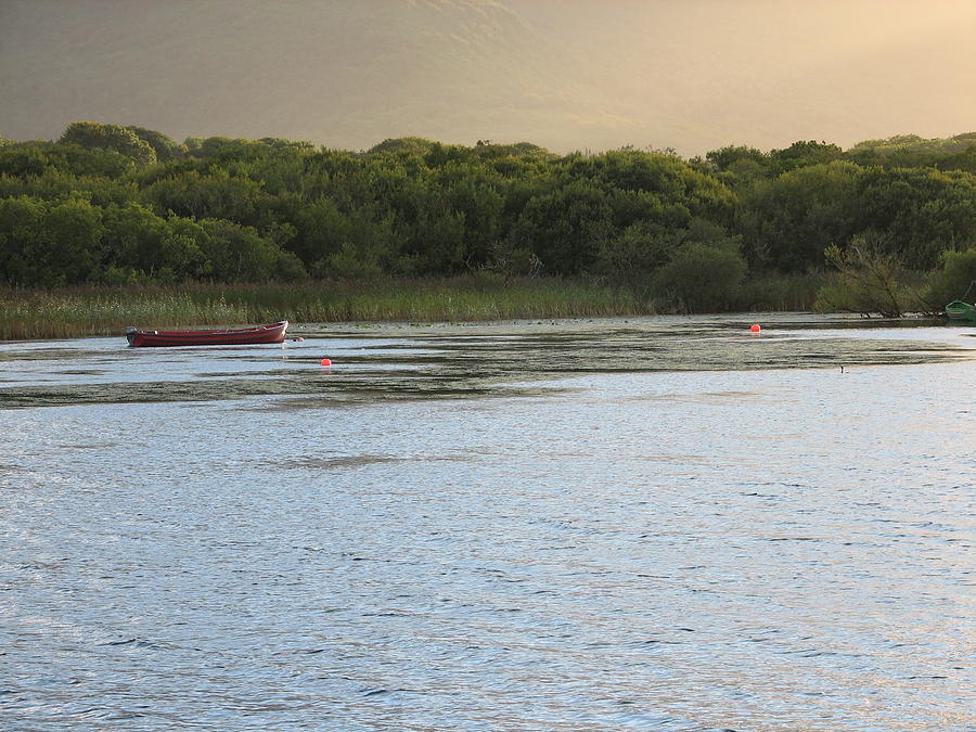 Boat Photograph - Sunset Over Killarney by Kelly Mezzapelle Boat Photograph - Sunset Over Killarney by Kelly Mezzapelle