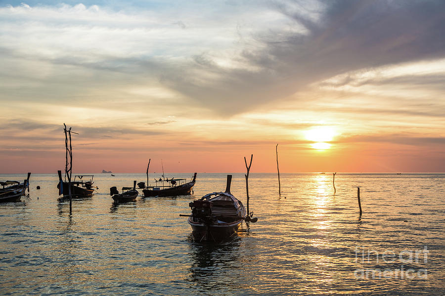 Sunset over Koh Lanta Photograph by Didier Marti