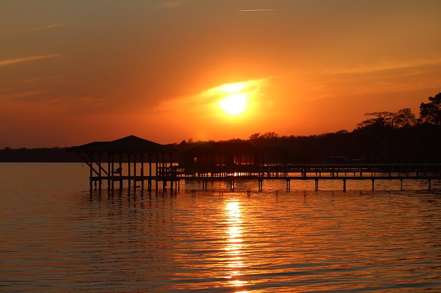 Sunset Over Lake Waccamaw 1 Photograph by Cynthia Guinn