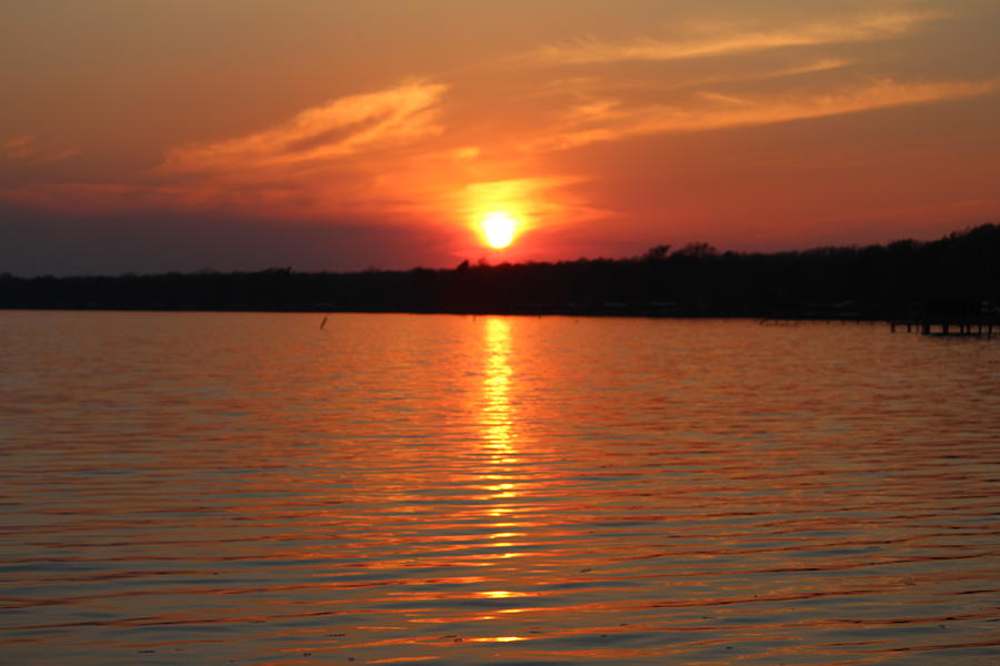 Sunset Over Lake Waccamaw 2 Photograph by Cynthia Guinn