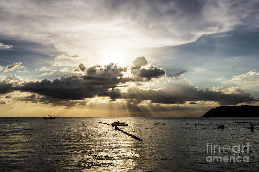 Sunset over Langkawi Photograph by Didier Marti