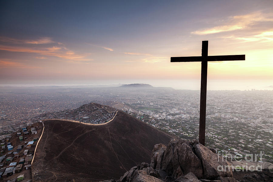 Sunset over Lima, Peru Photograph by Olivier Steiner