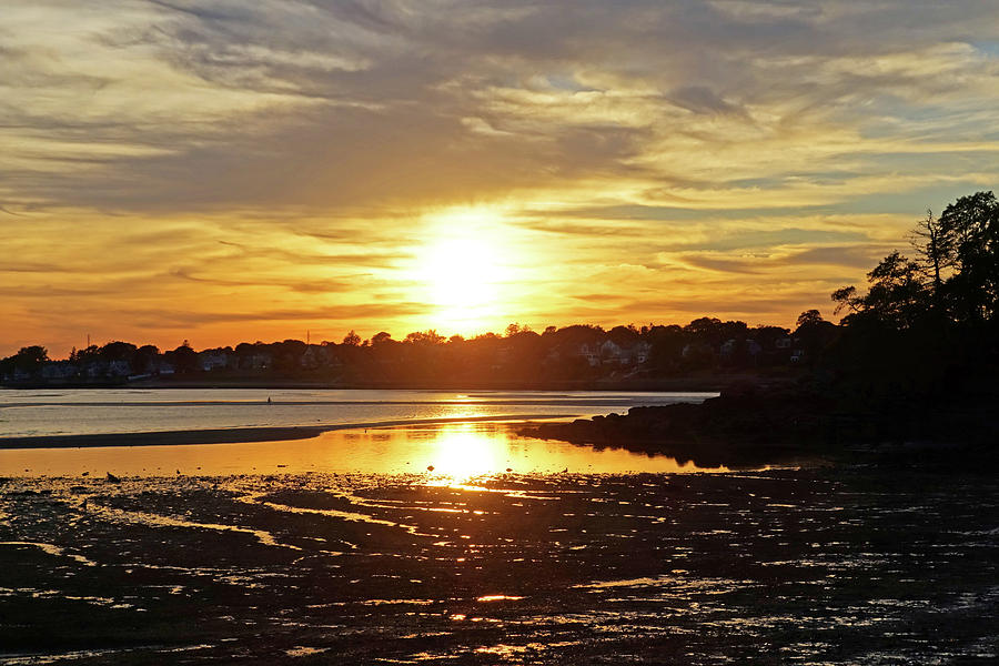 Sunset over Lynch Park Beverly MA Photograph by Toby McGuire