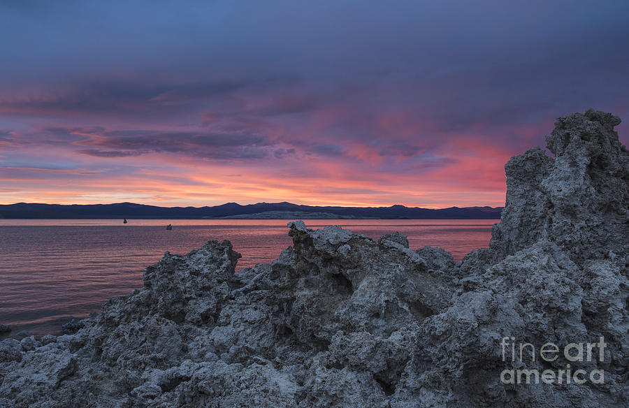 Sunset Over Mono Lake Photograph by Sandra Bronstein
