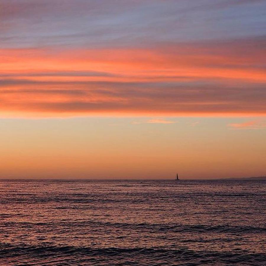 Sunset Photograph - Sunset Over Monterey Bay, Viewed From by Connor Beekman