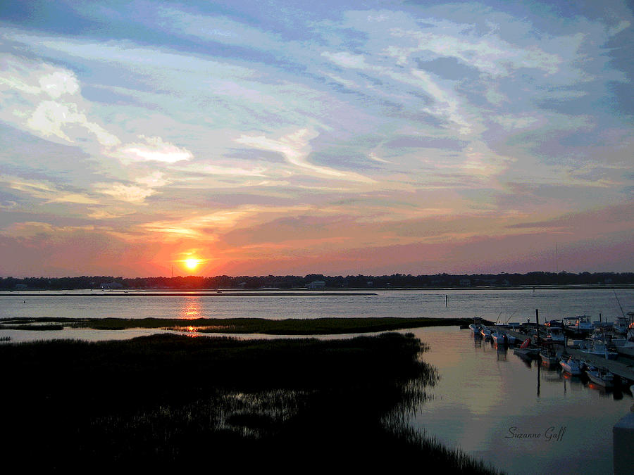 Sunset Over Murrells Inlet II Photograph by Suzanne Gaff