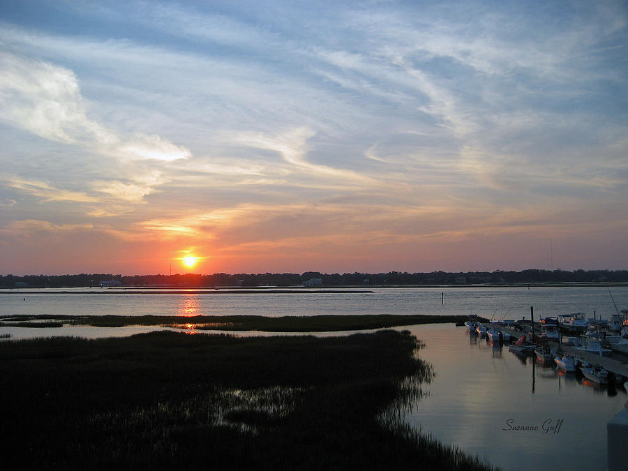 Sunset Over Murrells Inlet Photograph by Suzanne Gaff