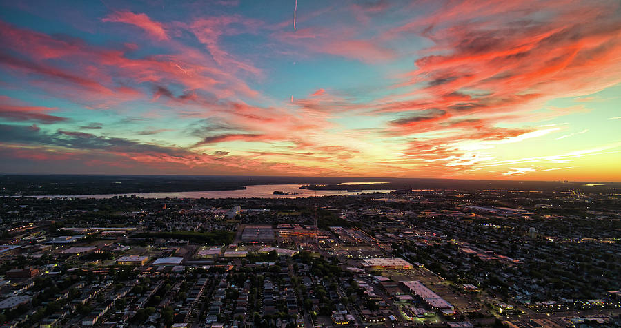 Sunset Photograph - Sunset Over North Buffalo by Christopher Behrend