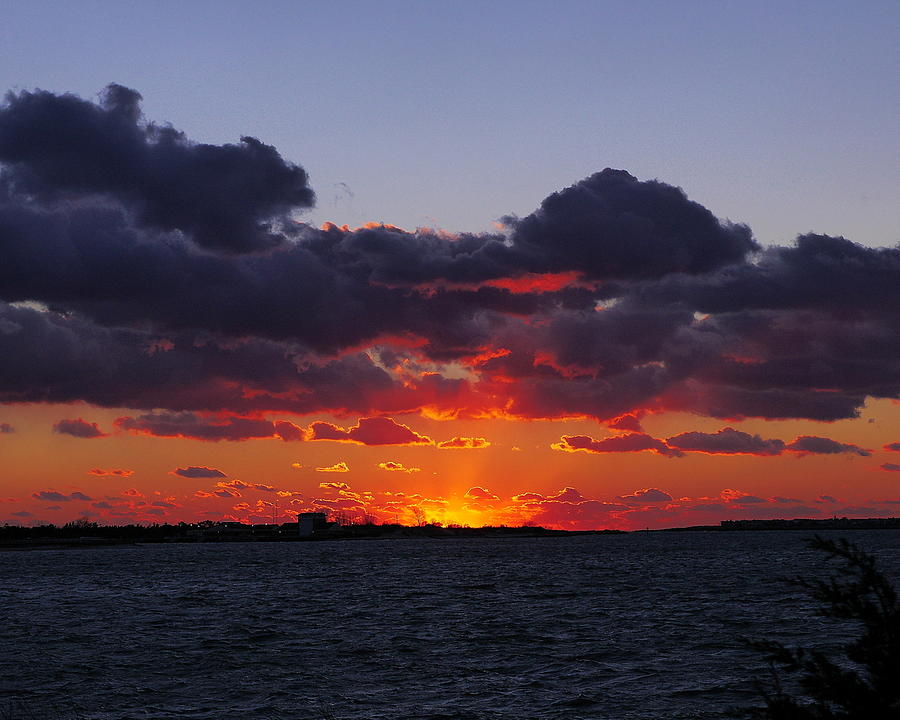 Sunset over North Meadow Island Photograph by Jack Riordan