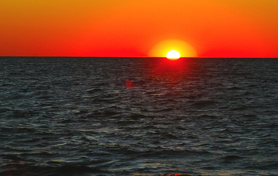 Sunset Photograph - Sunset over Ocracoke by Emily Osborne