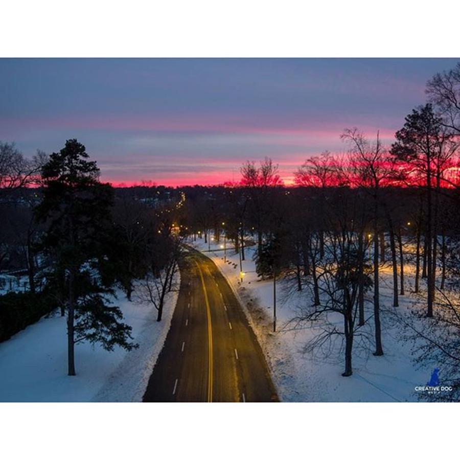 Rva Photograph - Sunset Over Park Drive Headed Towards by Creative Dog Media 