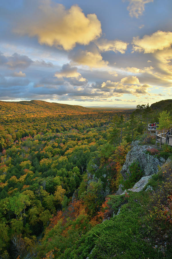 Sunset over Porcupine Mountains I Photograph by Ray Mathis