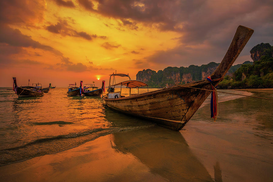 Railay Sunset, Railay, Thailand