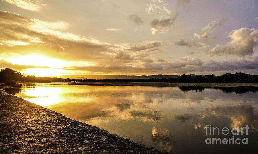Sunset Over River, Coombabah 2 Photograph by Lexa Harpell