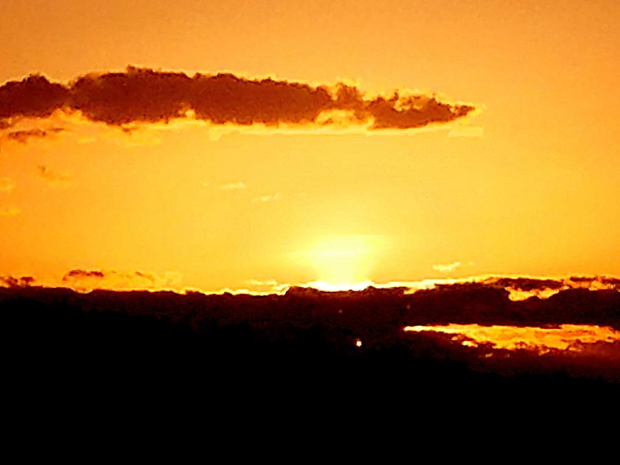 Sunset Over San Rafael Mesa Photograph