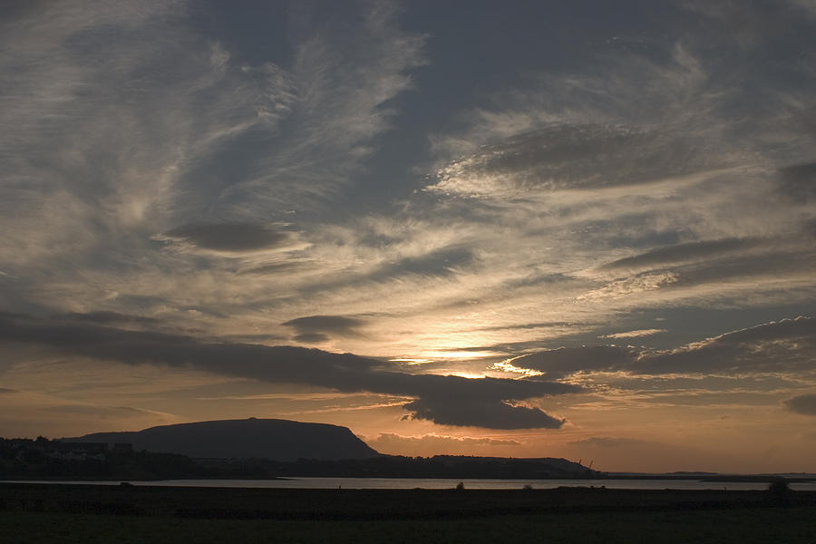 Sunset over Sligo Bay Photograph by Ian Middleton