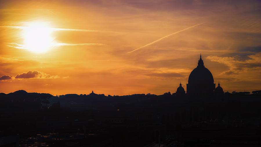 Sunset over St Peters Photograph by James Billings
