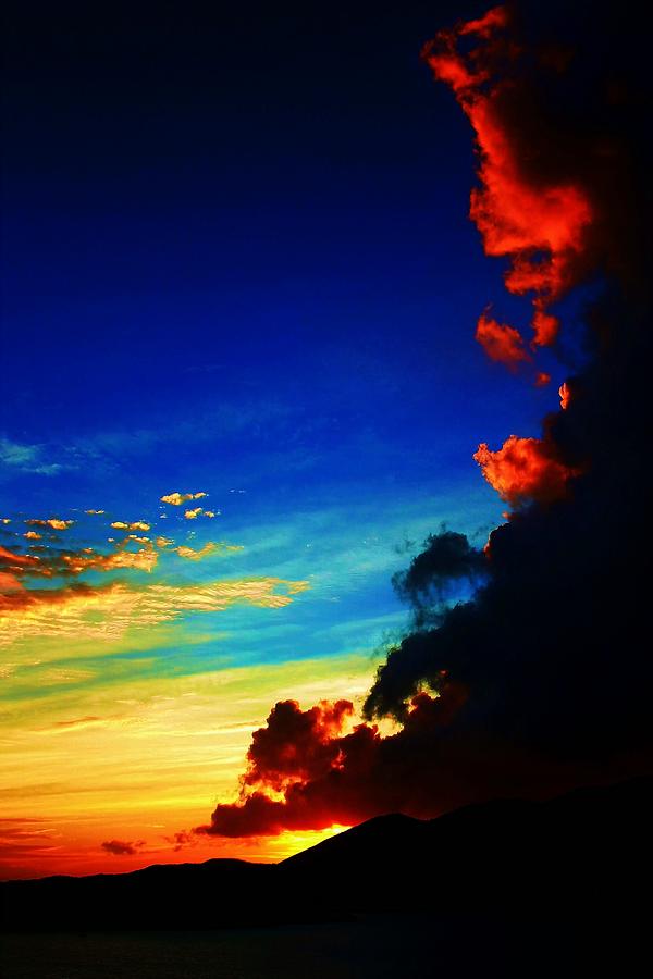Sunset Over St Thomas Photograph by Robert Wilder Jr