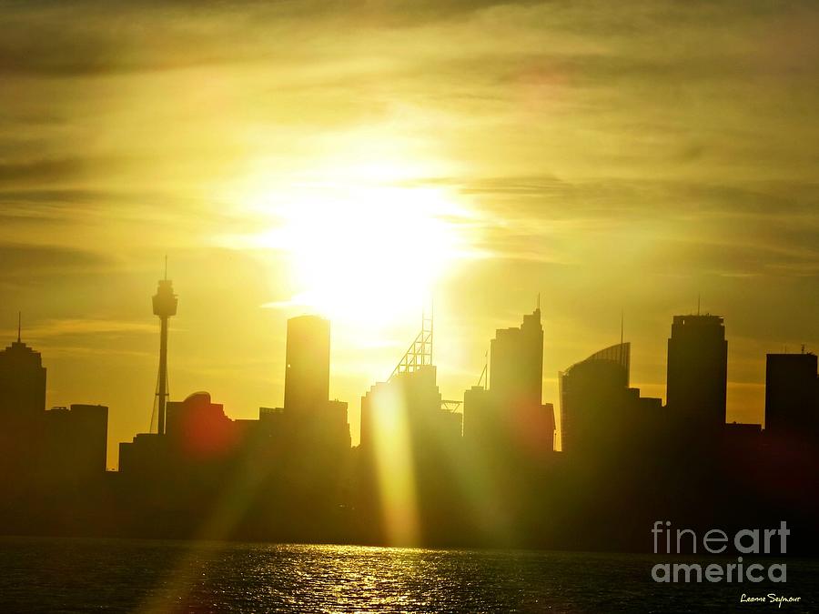 Sunset Over Sydney Photograph by Leanne Seymour