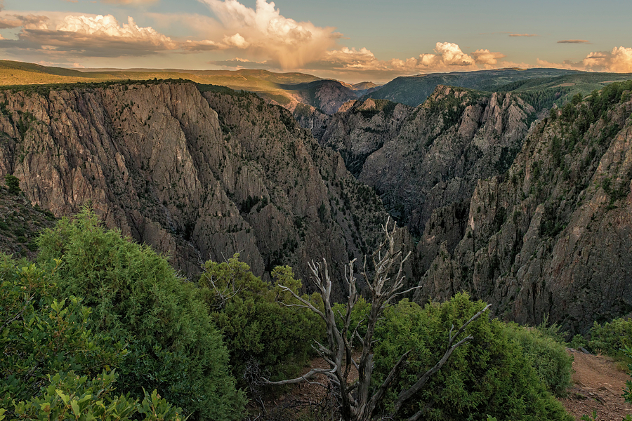 Sunset Photograph - Sunset Over the Black Canyon by Loree Johnson